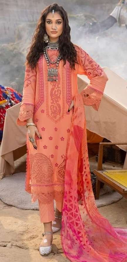 Hafsah Zia Lawn 2024 Open Pic by Adan Libas 